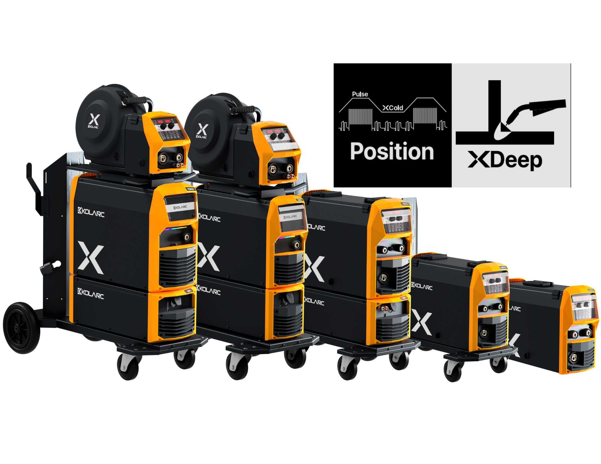 Специальные синергетические сварочные процессы Position и XDeep Pulse в сварочных полуавтоматах KOLARC 