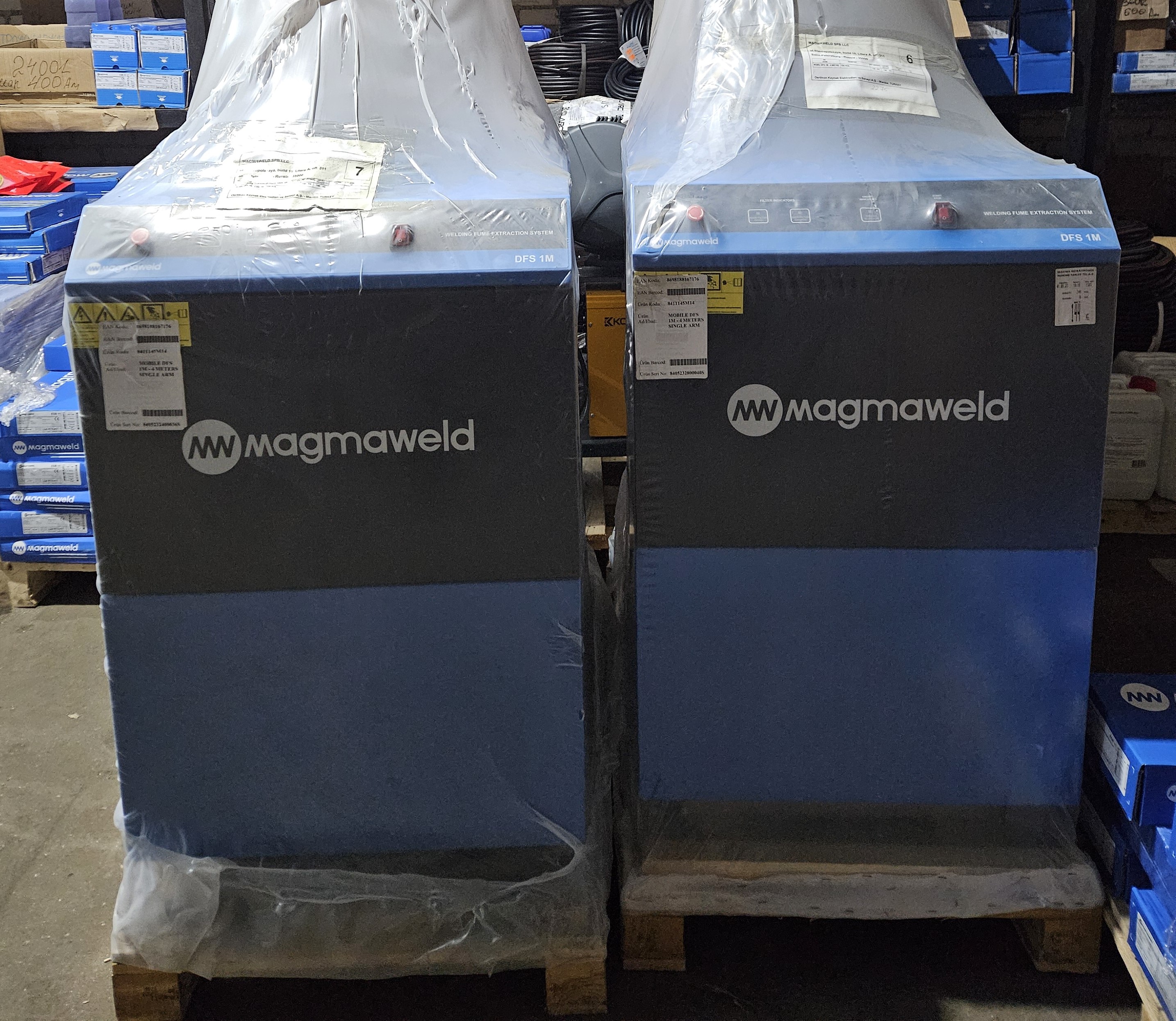Укомплектование промышленного предприятия системами удаления и фильтрации сварочного дыма Magmaweld MOBILE DFS 1M
