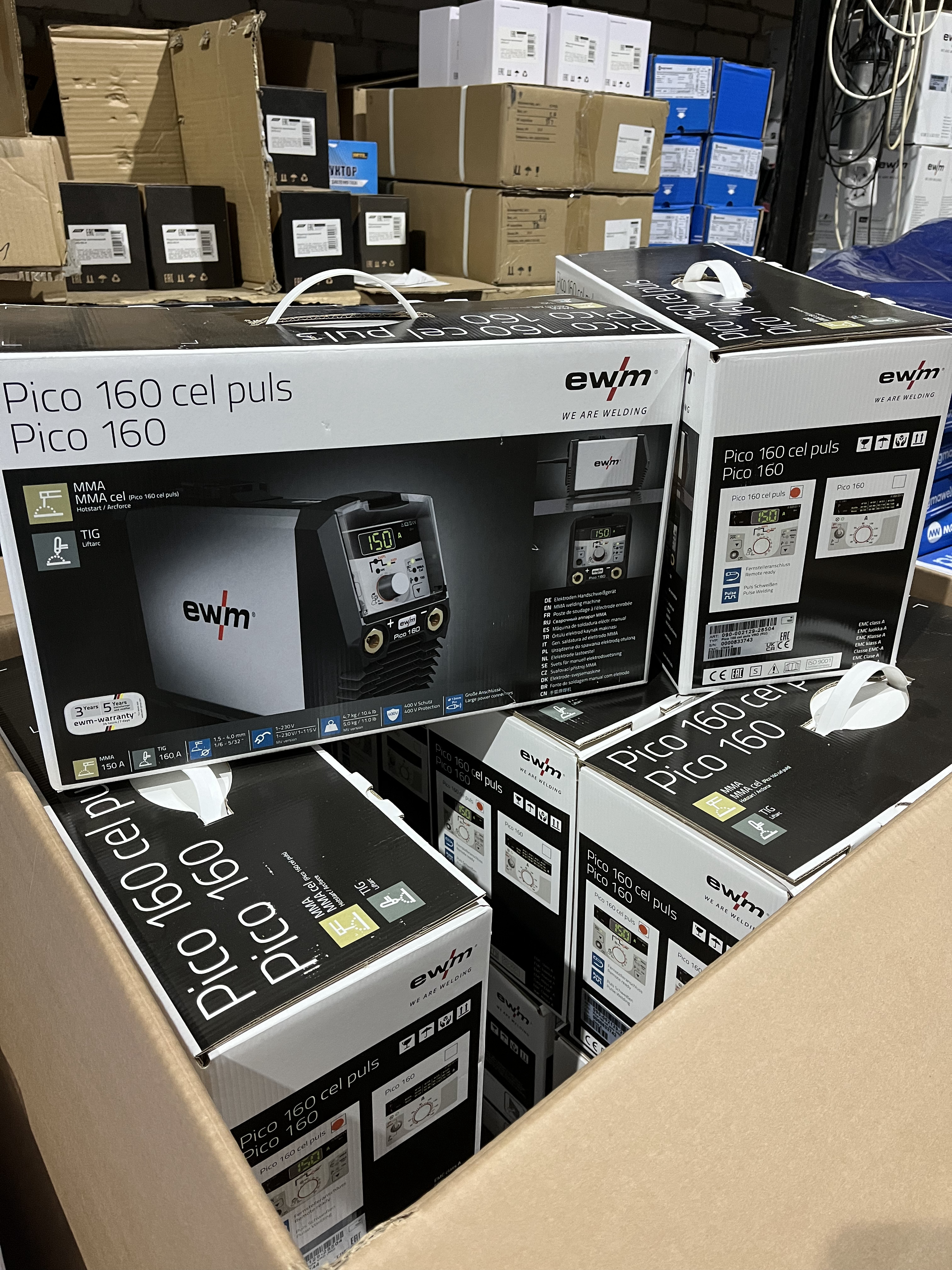 Поставка сварочных аппаратов для РДС EWM Pico 160 cel puls VRD