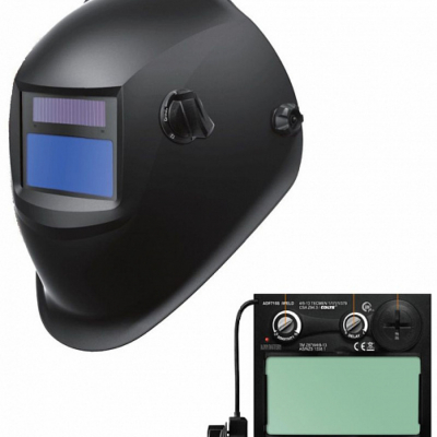 Сварочная маска с автоматическим светофильтром Tecmen ADF - 715S 9-13 TM15 Черн.